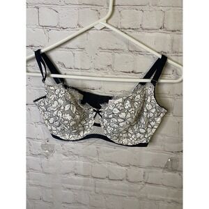 Victoria's Secret "Dream Angels" Multi-Way Strapless Bra 34DD Blk & White